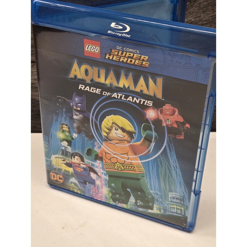 LEGO DC Super Heroes Aquaman Rage of Atlantis Blu-ray Movie Animated DC Comics